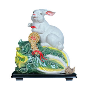 Animal Ceramic Rabbit Creative Decorative Figurine